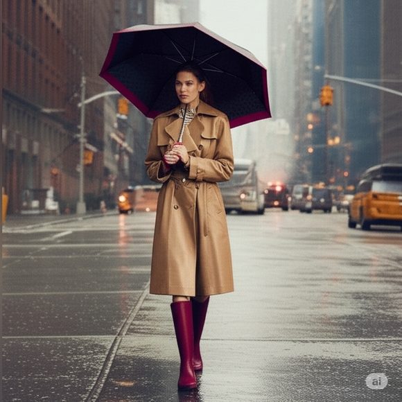 Coach Uv Protection Signature Mini Umbrella - Picture 1 of 8